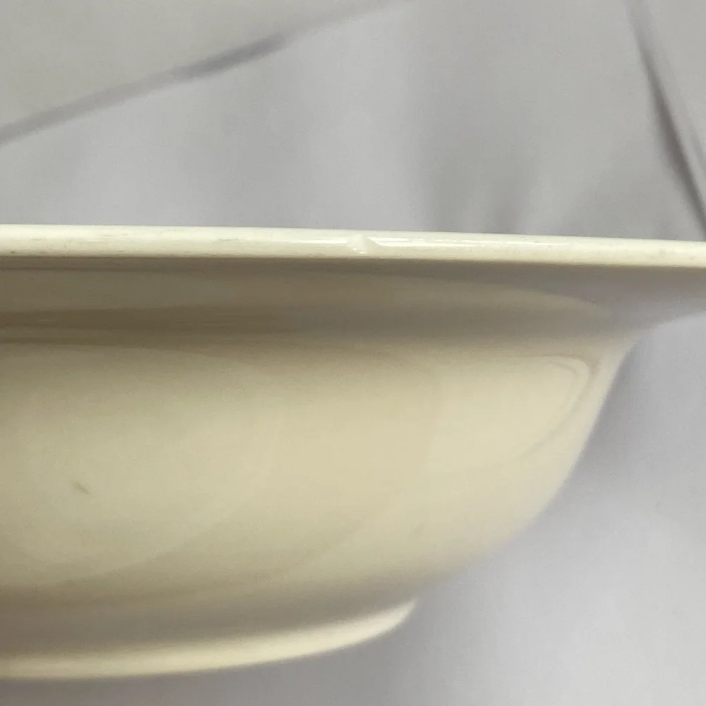 3 Pier 1 New Essentials Classic White Rimmed Soup Salad Pasta Bowl Discontinued